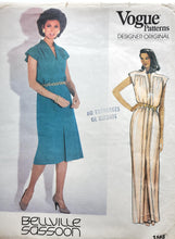 Load image into Gallery viewer, Vogue 1153, UNCUT, Designer Bellville Sassoon, Misses Dress, Size 8
