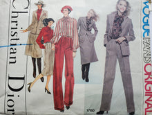 Load image into Gallery viewer, Vogue 1760 UNCUT Christian Dior, Jacket, Skirt, Blouse, Pants, Misses Size 10
