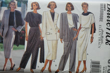 Load image into Gallery viewer, Butterick Pattern 6709, UNCUT, Designer Ellen Tracy, Misses Jacket, Top, Skirt and Pants, Shawl, Size 6-8-10
