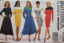 Load image into Gallery viewer, Butterick 6269 UNCUT, UNUSED Classics, Very Easy Color-Block Dress, 18-20-22
