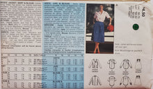 Load image into Gallery viewer, Butterick 6356 UNCUT, UNUSED J.G.Hook Blouse, Skirt and Jacket Size 16
