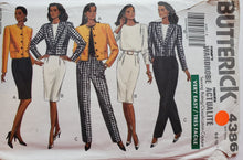 Load image into Gallery viewer, Butterick 4386 UNCUT, UNUSED Wardrobe, Very Easy, Skirt, Top, Jacket, Pants, Size 6-8-10
