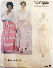 Load image into Gallery viewer, Vogue Pattern 2806, american Designer Oscar de la Renta, Skirt Size 12, Vintage
