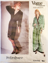 Load image into Gallery viewer, Vogue Pattern 1651 Paris Original Yves Saint Laurent, Size 8, Vintage and Very Rare
