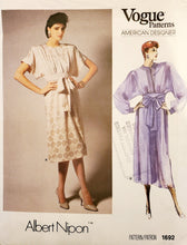 Load image into Gallery viewer, Vogue Pattern 1692 Albert Nippon, Dress Size 8, Vintahe and Very Rare
