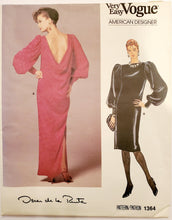 Load image into Gallery viewer, Vogue 1364, Oscar del la Renta, Size 12, Vintage, Dress
