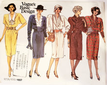 Load image into Gallery viewer, Vogue Pattern 1607, UNCUT, Basic Design Series, Dress Size 8-10-12
