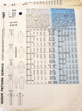 Load image into Gallery viewer, Vogue Pattern 1607, UNCUT, Basic Design Series, Dress Size 8-10-12 
