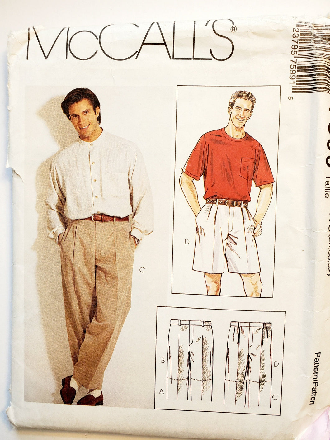 McCall's 7599 Men's shorts and Pants
