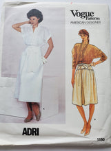 Load image into Gallery viewer, Vogue Pattern 1150, UNCUT, American Designer ADRI, Skirt and Top Size 16
