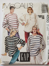 Load image into Gallery viewer, McCall&#39;s Pattern 4550, UNCUT, Men&#39;s and Women&#39;s Polos and Sweatshirts 

