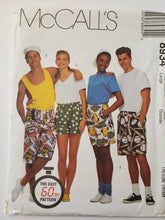 Load image into Gallery viewer, McCalls 4244, Men&#39;s and Women&#39;s Boxer Shorts Size Large (42-44), Vintage 

