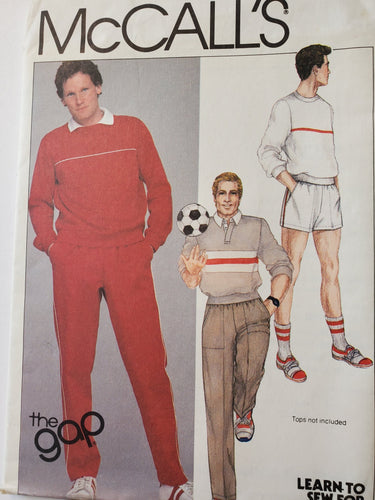 McCalls 8715, Men's Pants and Shorts Size Medium, Vintage