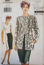 Load image into Gallery viewer, Vogue Pattern 9897, UNCUT, Dress and Jacket, 14-16-18 Vintage 

