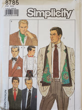 Load image into Gallery viewer, Simplicity Pattern 8785 UNCUT Men&#39;s Ties, Scarves and Cumberbunds, All Sizes
