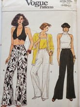 Load image into Gallery viewer, Vintage Vogue Pattern 9537, UNCUT, Misses Women&#39;s Pants Size 8-10-12
