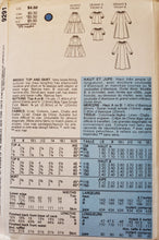 Load image into Gallery viewer, Vogue Pattern 9291, UNCUT, Dress, Top, and Skirt Size 12-14-16, Vintage &amp; Rare
