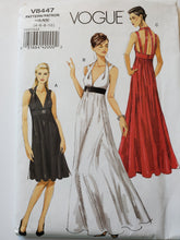 Load image into Gallery viewer, Vintage Vogue Pattern V8447, UNCUT, Misses Dress Size 4-6-8-10
