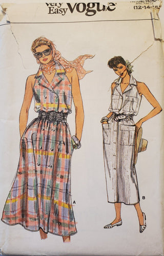 Vogue 9205 UNCUT Dress Size 12-14-16, Vintage & Rare