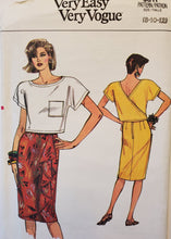 Load image into Gallery viewer, Vogue Pattern 9611, UNCUT, Women&#39;s Skirt and Top, Size 8-10-12, Vintage &amp; Very Rare
