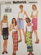 Load image into Gallery viewer, Butterick Pattern 3458, UNCUT, Women&#39;s Skirts Size 18-20-22, Vintage

