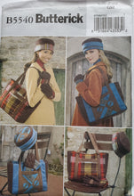 Load image into Gallery viewer, Butterick Pattern 5540, UNCUT, Bags, Hats and Gloves
