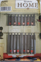 Load image into Gallery viewer, Simplicity Pattern 8695, UNCUT, Appliqued Curtains, Vintage
