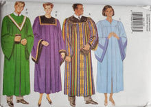 Load image into Gallery viewer, Butterick Pattern 3820, UNCUT, Unisex Robe and Collar, Vintage
