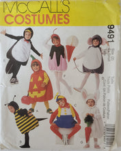 Load image into Gallery viewer, McCall&#39;s 9491 UNCUT, Boy&#39;s and Girl&#39;s Costumes, Size 2 (Extra Small), Vintage
