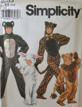 Load image into Gallery viewer, Simplicity 9983 UNCUT, Boy&#39;s and Girl&#39;s Animal Costumes, Vintage

