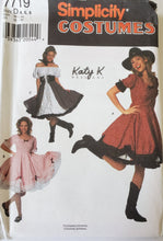 Load image into Gallery viewer, Vintage Simplicity Pattern 7719, UNCUT, Misses Dance Costumes Sizes 4-6-8
