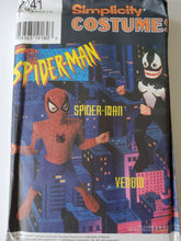 Load image into Gallery viewer, Vintage Simplicity 7241 UNCUT, Spiderman Costumes, Sizes 3-4-5-6-7-8
