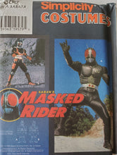 Load image into Gallery viewer, Simplicity 7389 UNCUT, Masked Rider Children&#39;s Costumes, Sizes 3-4-5-6-7-8, Vintage
