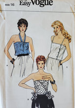 Load image into Gallery viewer, Vintage Vogue Pattern 8681, UNCUT, Misses Tops 16, Rare
