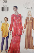 Load image into Gallery viewer, Vintage Vogue Pattern 7348, UNCUT, Misses Caftan Tunic, Very Rare
