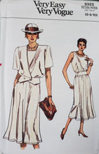 Load image into Gallery viewer, Vintage Vogue 9322, UNCUT, Very Easy Misses Dress and Jacket, Size 6-8-10, Extremely Rare 
