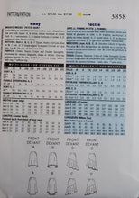 Load image into Gallery viewer, Butterick Pattern 3858, UNCUT, Misses Skirts, Sizes 18-20-22
