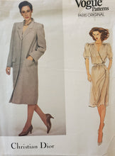 Load image into Gallery viewer, Vogue Pattern 2814 Dress and Coat Size 12
