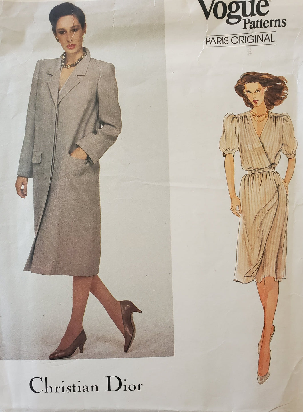 Vogue Pattern 2814 Dress and Coat Size 12