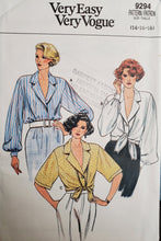Load image into Gallery viewer, Vogue Pattern 9294 Blouses
