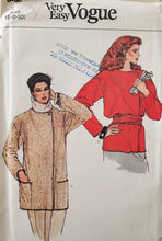 Load image into Gallery viewer, Vogue Pattern 8460, Very Easy, UNCUT, Misses Jacket, Unlined
