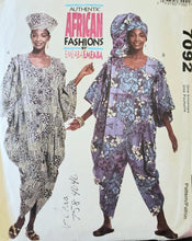 Load image into Gallery viewer, McCalls 7092 Misses Authentic African EMEABA Fashions Dress and Jumpsuit ALL Sizes
