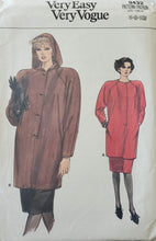 Load image into Gallery viewer, Vogue 9432 Tunic with Hoodie, Skirt, Size 6-8-10, Exceptionally Rare
