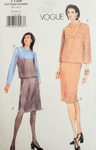 Load image into Gallery viewer, Vogue 7139 Very Easy Vogue Top and Skirt, Size 8-10-12, Vintage
