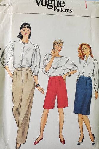 Vintage Vogue 8616, UNCUT, Misses Pants, Size 14