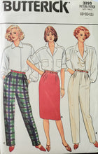 Load image into Gallery viewer, Butterick 3293 UNCUT, Misses Pleated Pants and Skirts, Sizes 8-10-12
