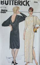 Load image into Gallery viewer, Butterick Pattern 4994, UNCUT, Misses evening Dresses, Sizes 12-14-16

