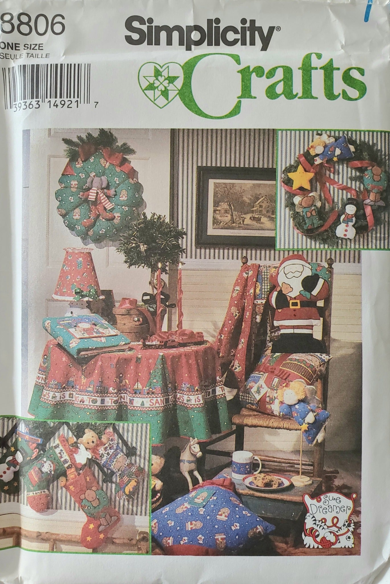 Simplicity Crafts 8806 Sue Dreamer Christmas Holiday Decor – PatternZoo