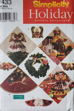 Load image into Gallery viewer, Vintage Simplicity 7433, UNCUT, Elaine Heigl Holiday Decor
