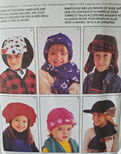 Load image into Gallery viewer, McCalls Crafts 8513 - Girl&#39;s and Boy&#39;s Hats - Nine Options and Scarf

